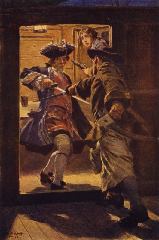 Illustration for Kidnapped by W.R.S. (after) Stott