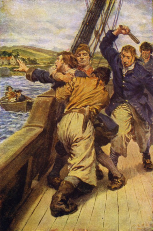 Illustration for Kidnapped by W.R.S. (after) Stott