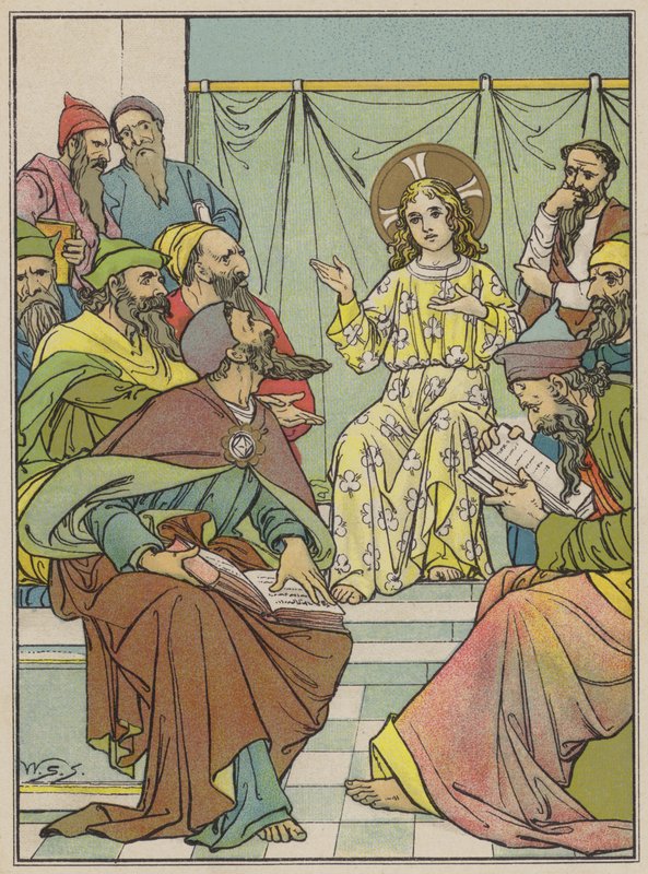 Christ with the Doctors by W.S. Stacey