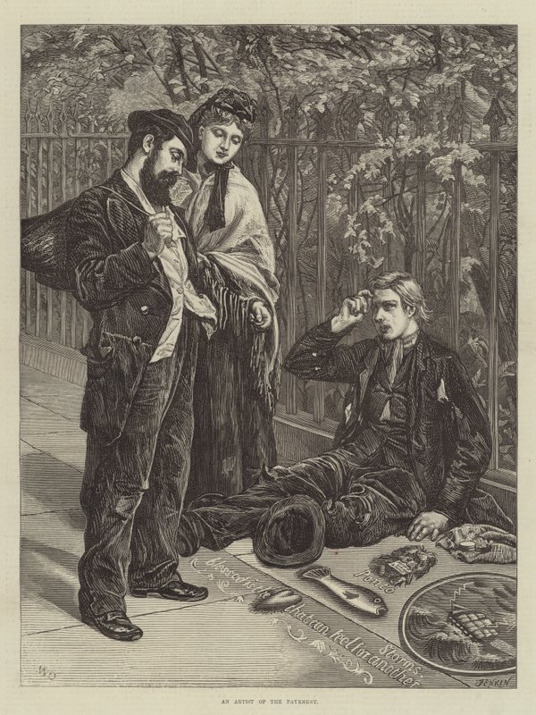 An Artist of the Pavement by Walter Duncan