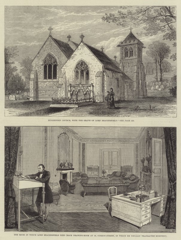 The Late Lord Beaconsfield by Walter Paget