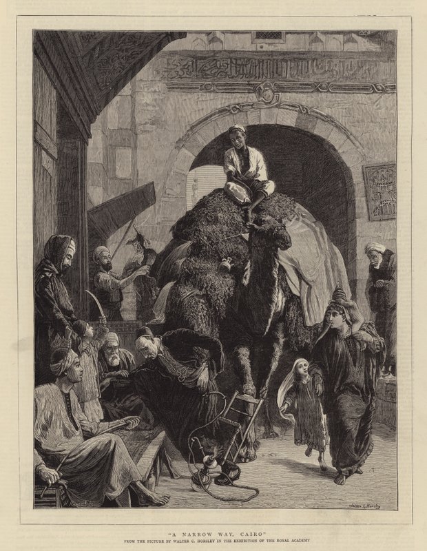 A Narrow Way, Cairo by Walter Charles Horsley