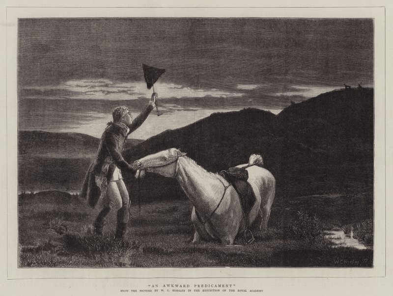 An Awkward Predicament by Walter Charles Horsley