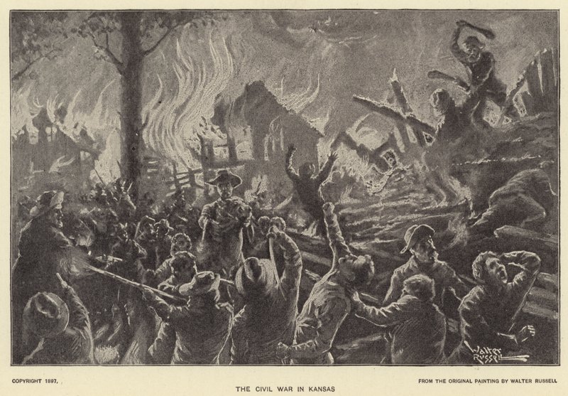 The Civil War in Kansas by Walter Russell