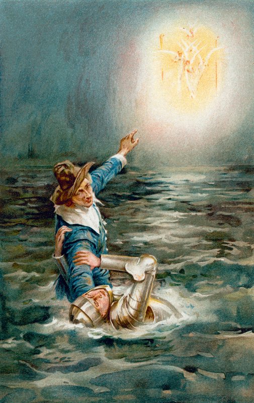 Brother, I see the Gate. by Walter Stanley Paget