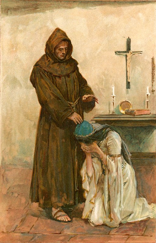 Juliet Applied to the Friendly Friar by Walter Stanley Paget