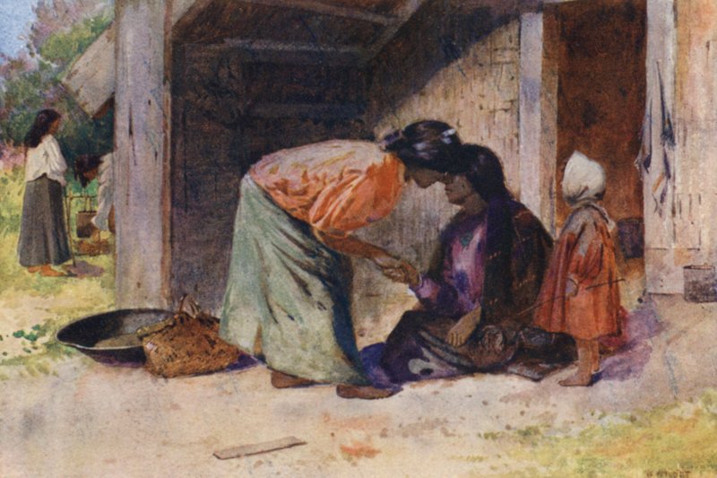 New Zealand: "Te Hongi" by Walter Wright