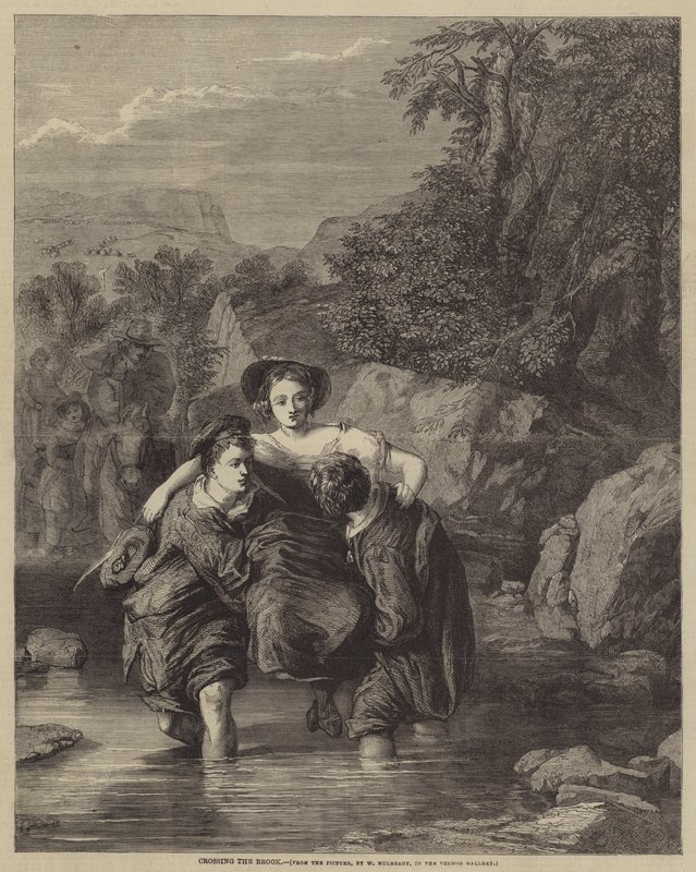 Crossing the Brook by William Mulready