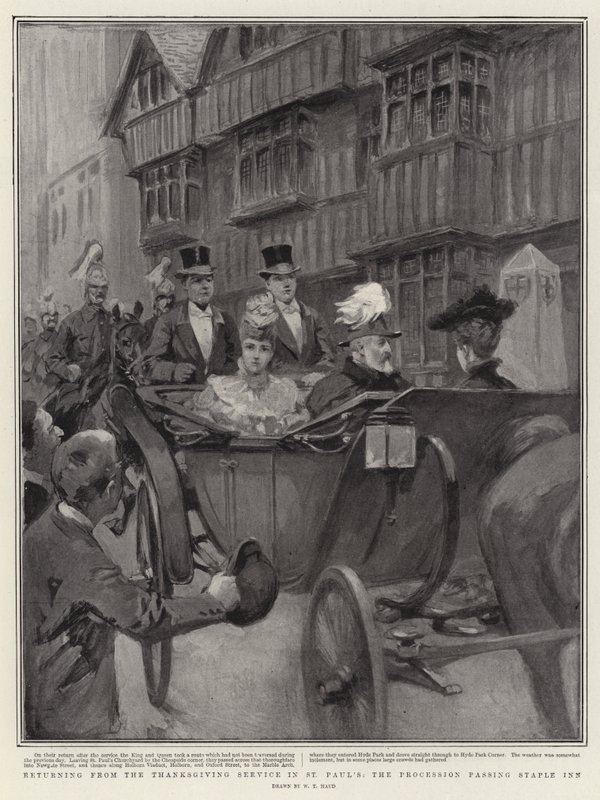 Returning from the Thanksgiving Service in St Paul
