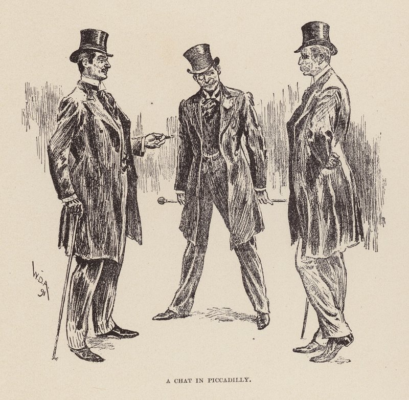 A Chat in Piccadilly by William Douglas Almond