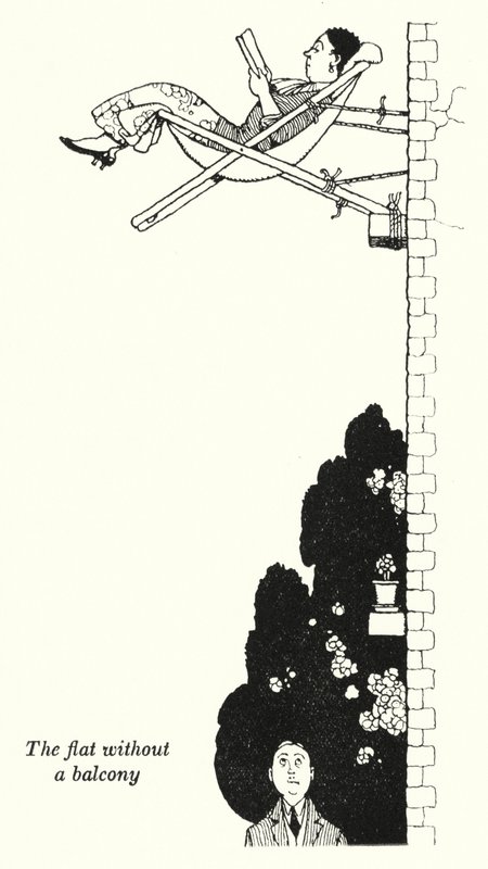The Flat Without a Balcony by William Heath Robinson