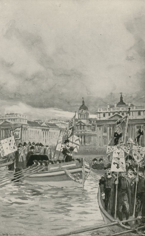 The Funeral of Lord Nelson by William Henry Margetson