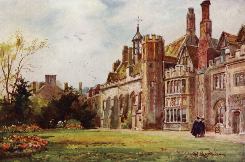 Peterhouse from the Fellows Garden by William Matthison