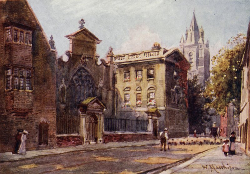Peterhouse from the Street by William Matthison
