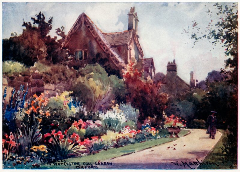 Worcester College Garden by William Matthison