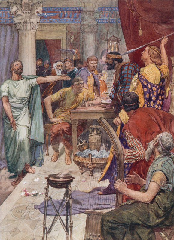 The Quarrel between Alexander and Clitus by William Rainey
