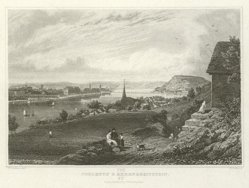 Coblentz and Ehrenbreitstein by William Tombleson