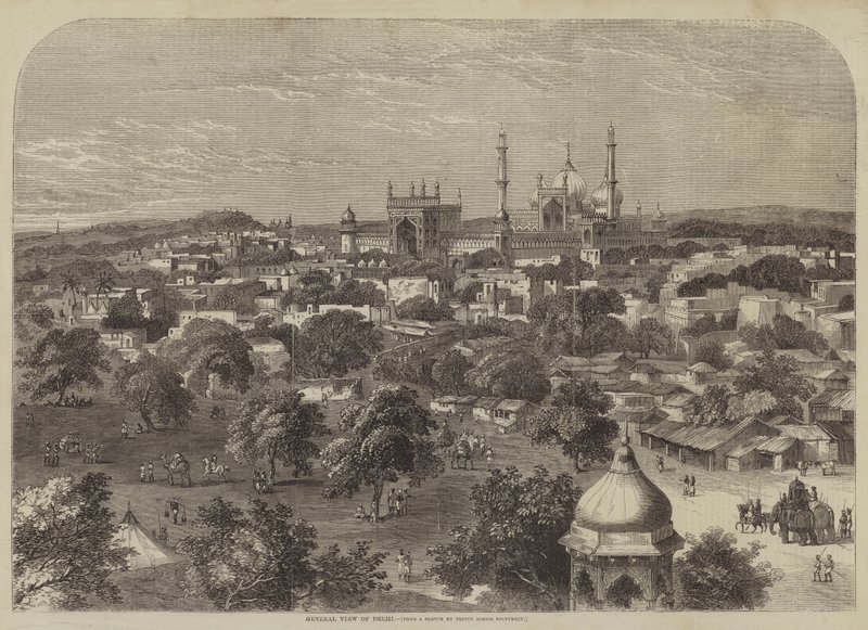General View of Delhi by after A. Soltykoff