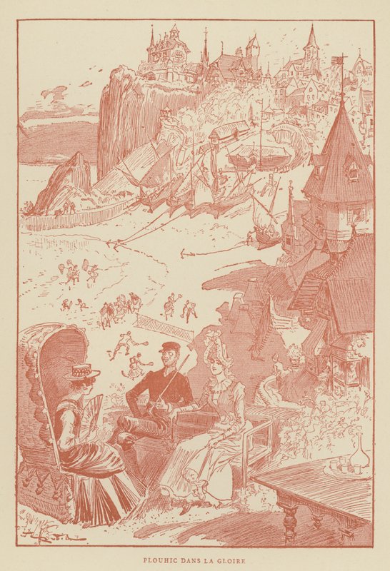 Plouhic in Glory by after Albert Robida