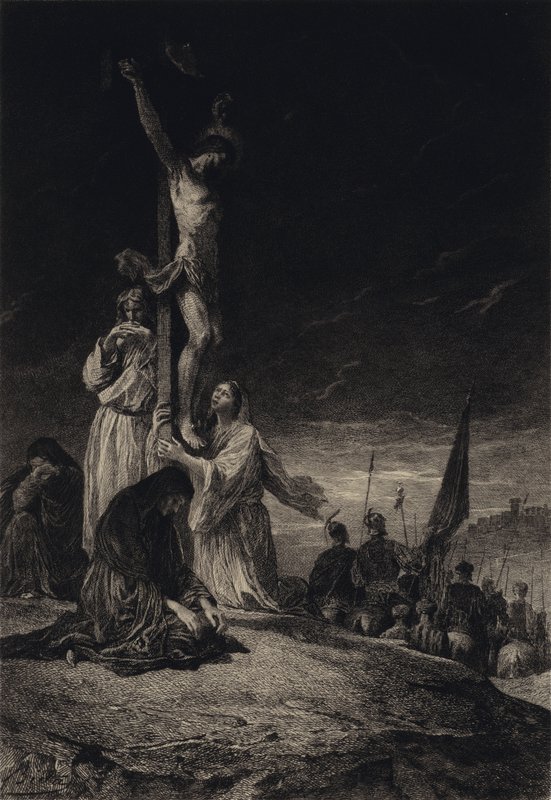 The Crucifixion by after Albert Robida