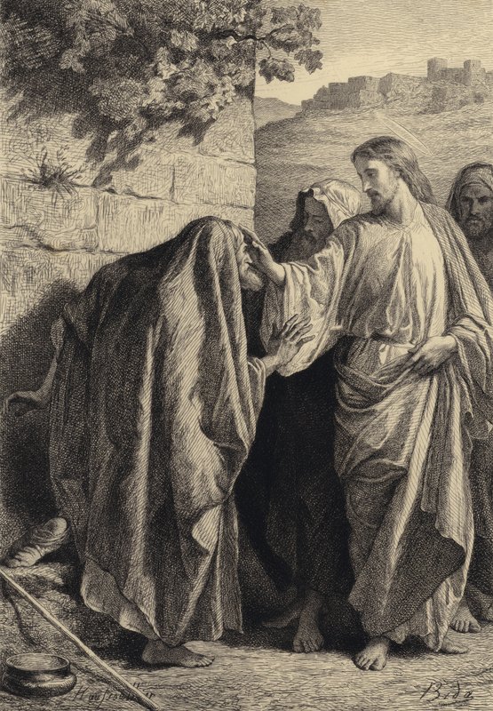 The Leper by after Albert Robida
