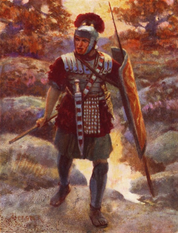 A Centurion on the March by after Amedee Forestier