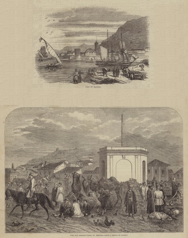 Sketches of Kertch by after Denis Auguste Marie Raffet
