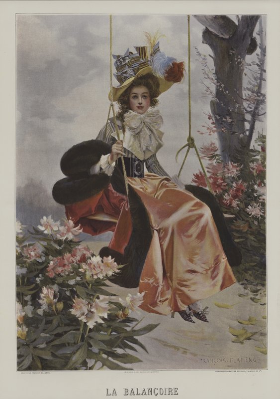 The Swing by after Francois Flameng