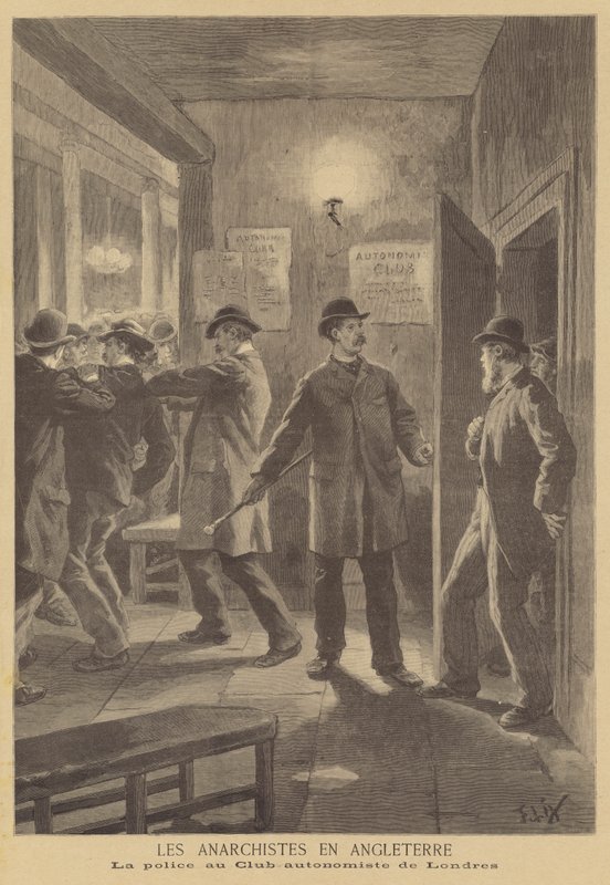 Anarchists in England by after Frederic Theodore Lix