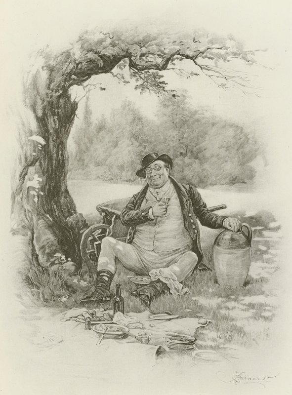 Mr. Pickwick by after Frederick Barnard