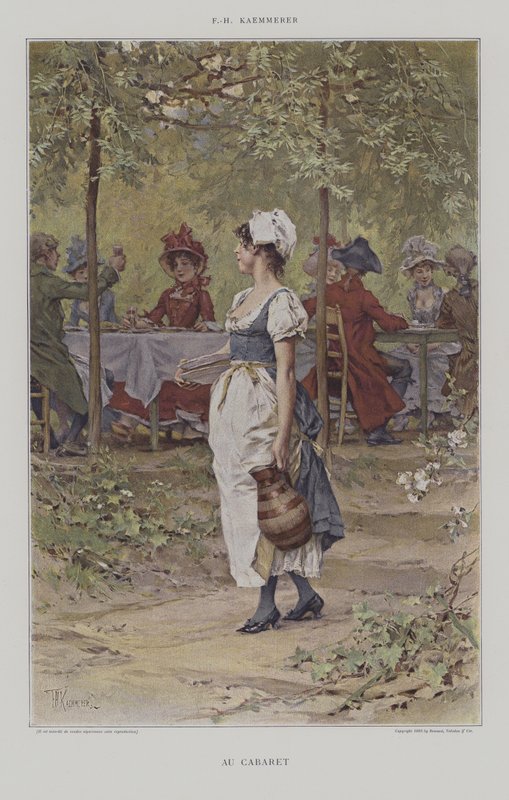 At the Cabaret by after Frederik Hendrik Kaemmerer