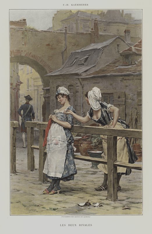 The Two Rivals by after Frederik Hendrik Kaemmerer