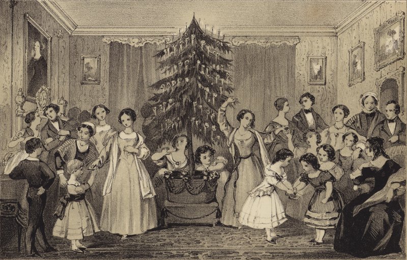 The Christmas Tree by James Stephanoff