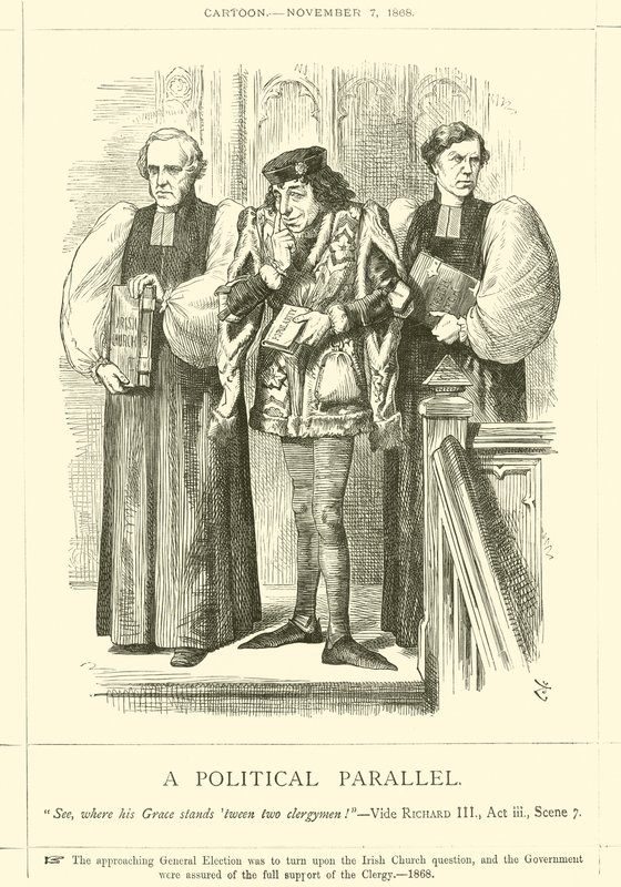 A Political Parallel by after John Tenniel