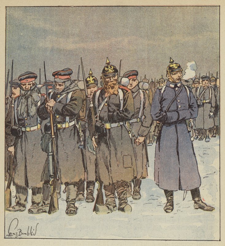Deprivation of Certain Prussian Troops by after Louis Charles Bombled