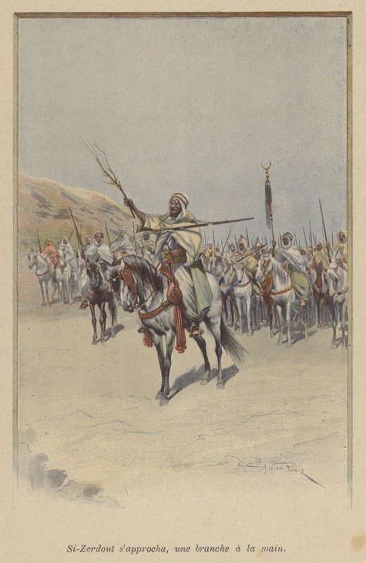 Si-Zerdout Approached, a Branch in His Hand by after Paris