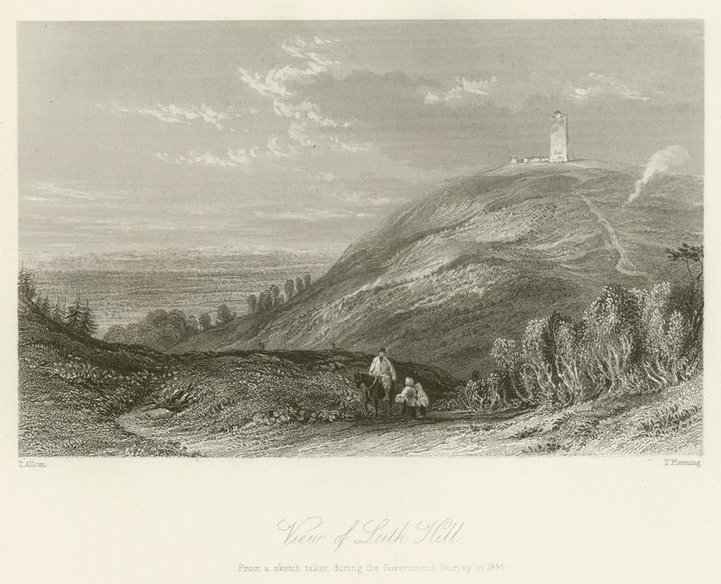 View of Leith Hill by after Thomas Allom
